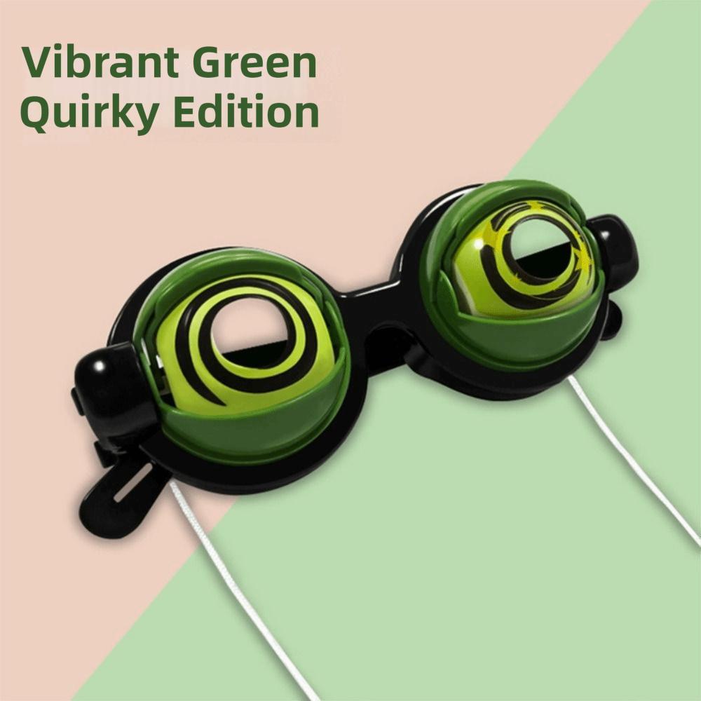 Pull String Funny Glasses Party Decor Crazy Eyes Props New Strange Prank Glasses  Kids Gifts