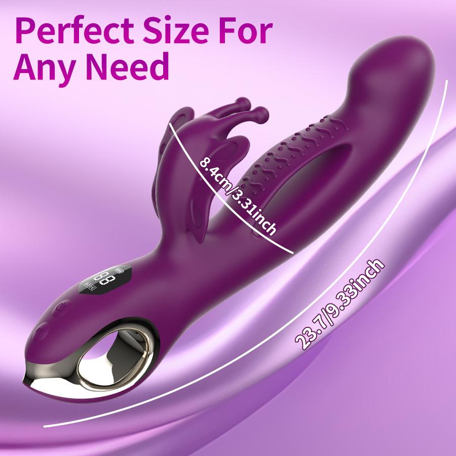 Powerful Rabbit Vibrator G-Spot Clitoris Vagina Massager Anal Stimulator Female Masturbation Sex Toys for Women Dildo Vibrator