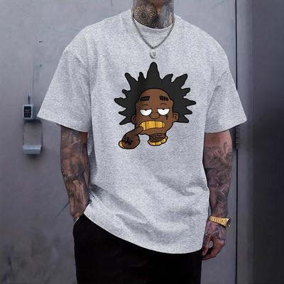 T-shirt z krótkim rękawem Lato Nowość Męska Moda Codzienny Dojazdy Wszechstronny Okrągły dekolt T-shirt z krótkim rękawem