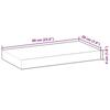 VidaXL Dessus de table 60x20x4 cm rectangulaire bois massif d'acacia, dessus de table de rechange, dessus de table 4008765