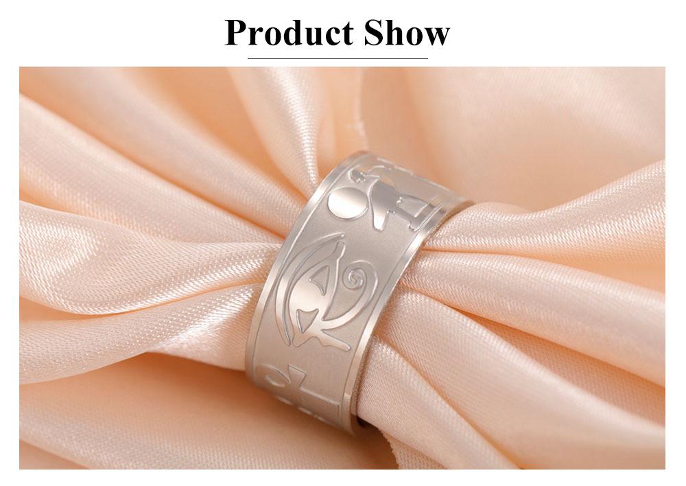 Cazador Vintage Auge des Horus Ankh Kreuz Ring Altes Ägypten Symbol Fingerringe Edelstahl Amulett Schmuck Geschenk für Frauen Männer