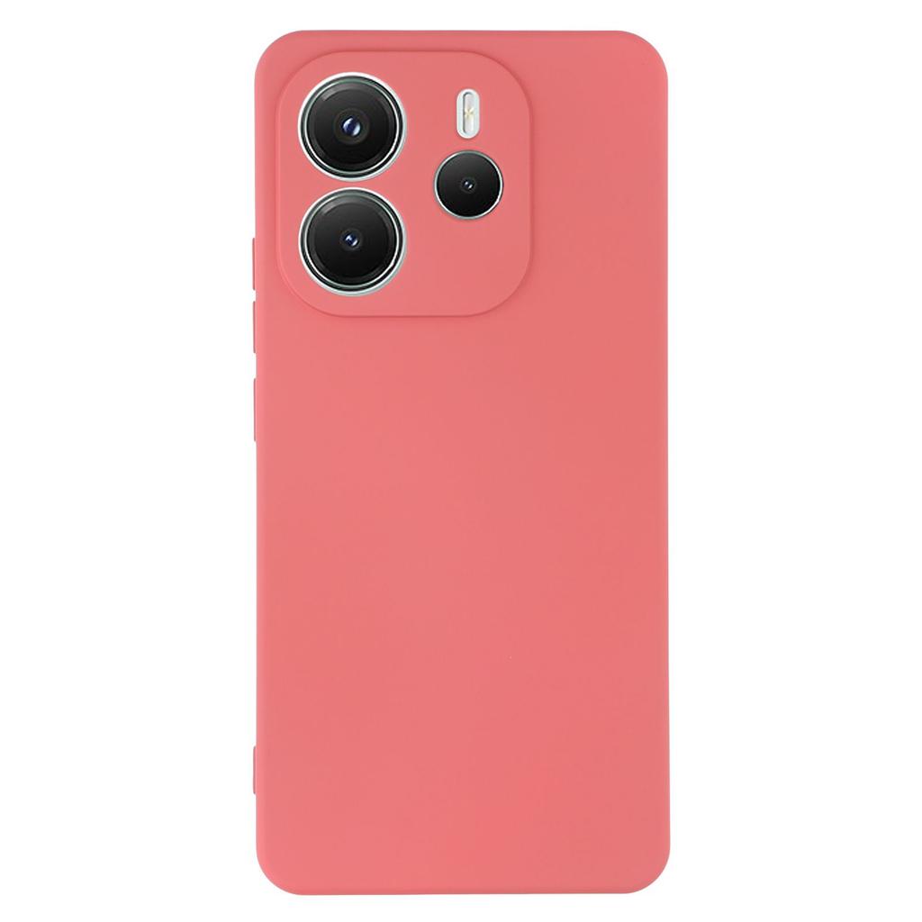 For Xiaomi Redmi Note 14 4G (163.25mm) Case TPU Back Soft Anti-Scratch Fiber Lining Phone Cover