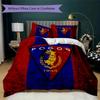 Mks Pogoń Szczecin Pattern Bedding,Quilt Set Quilt Cover Pillowcase Home Birthday Gift(1 * duvet cover + 2 * pillowcase, without core)_lx