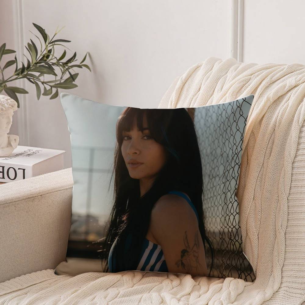 Hot-Singer A-Aitana Ocana Pillow Case Home Decor Throw For Sofa Bed Car Room Decor Gift Idea
