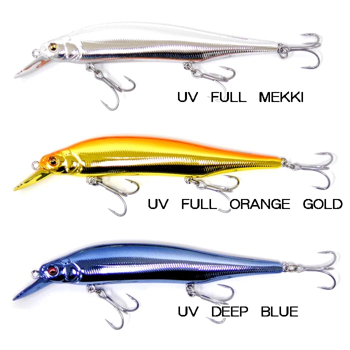 Megabass Seabass Lure Magnum Full Metal Deep Blue X-80 (SP-C)