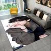 Famous B-BTS Kim Tae Hyung V KPOP Non-Slip Area Rug for Living Room,Bedroom,Playroom,Carpet Floor Mat Home Decor Rug Kids Room