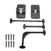 Exterior Door Hold Hook Keeper T-Style Door Holder Catches Universal for Campers Trailer Entrance Latches with Screws