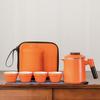 Outdoor portable travel tea set storage bag Kung Fu tea set simple teapot tea cup gift box