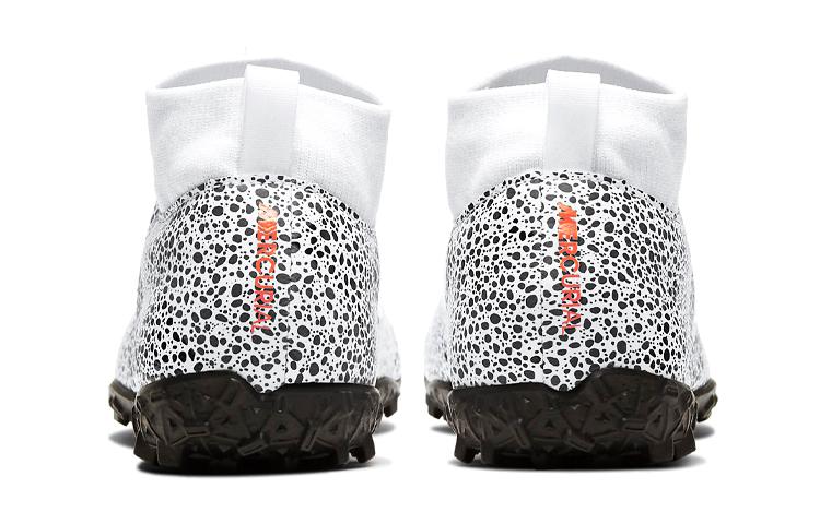 Nike Jr. Mercurial Superfly 7 Academy CR7 Safari TF Turf 'Black White Orange' CV3187-180