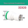 Quick Connect PPR Ball Valve PVC Elbow Tee, No Hot Melt, 4 Points/40 PE Water Pipe Fittings.