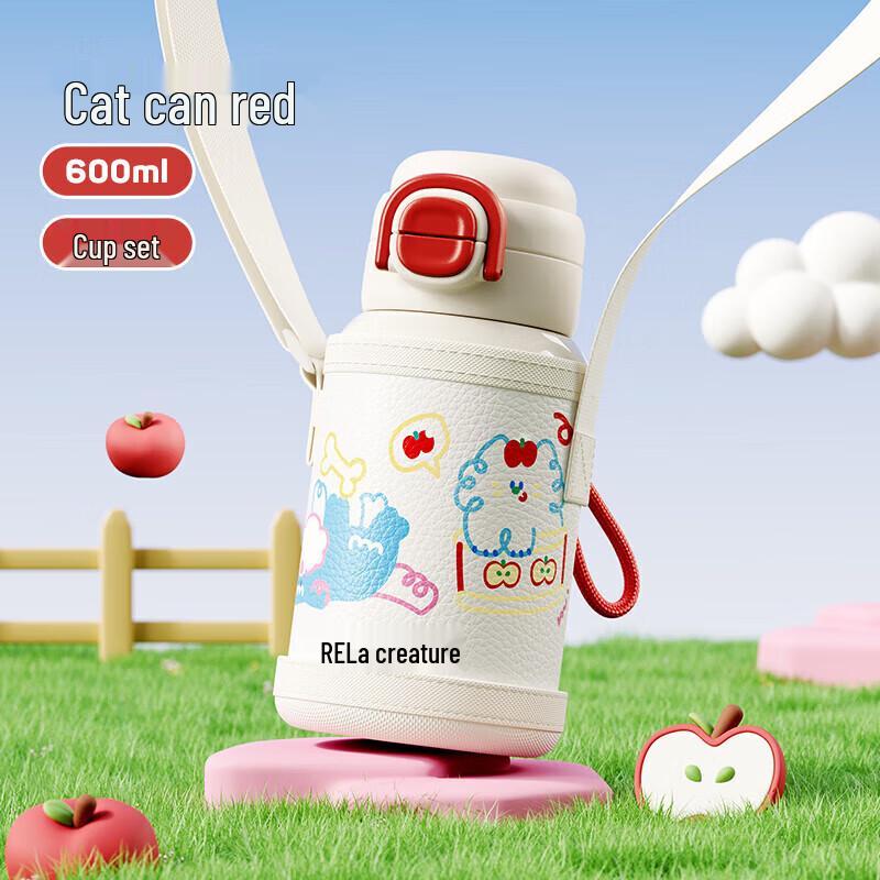 RELEA Kids 316L Stainless Steel Dual-Drink Insulated Water Bottle