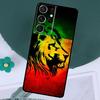 Rasta Lion Reggae Bob Marleys Case For Samsung Galaxy S24 S23 Ultra S22 Plus S20 S21 FE Note 20 10 S8 S9 S10 Plus Cover