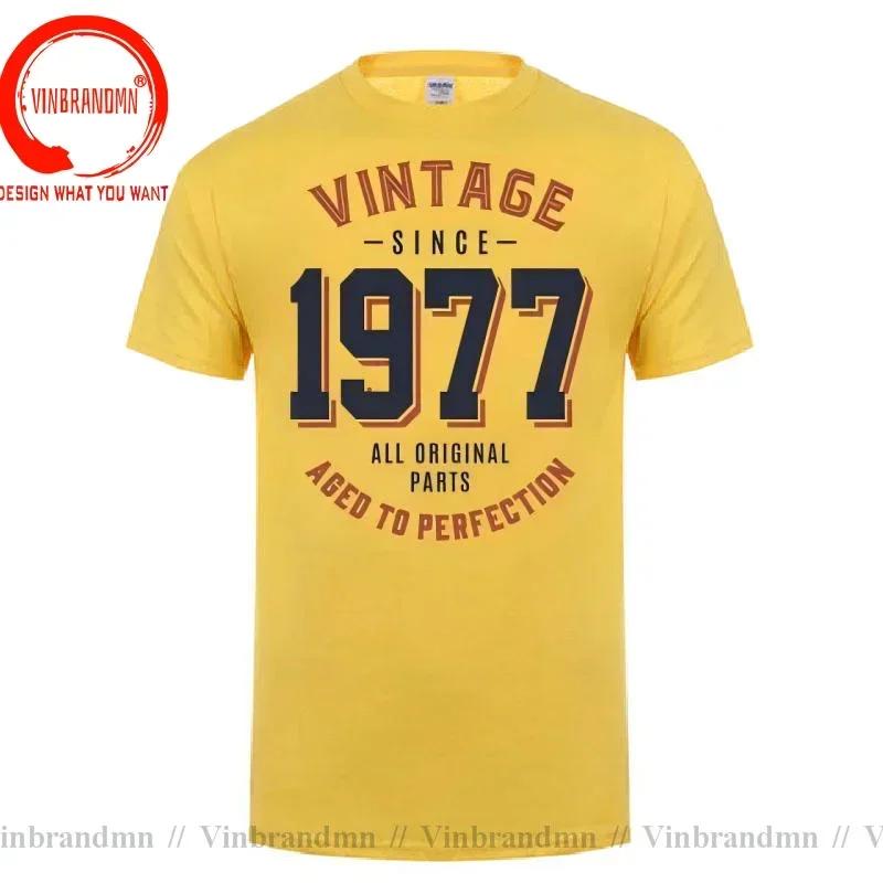 Vintage Since 1977 Aged To Perfection Tshirt Unisexs T Shirt Unisex Hi Street Tshirt Fashion Made In 1977 All Original Parts Tshirt