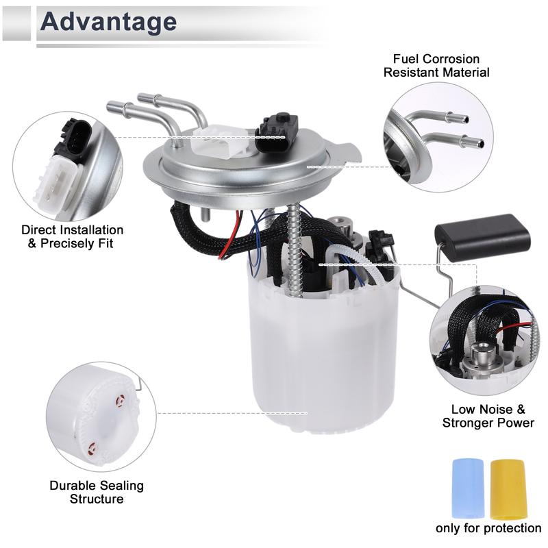 X Autohaux Electric Fuel Pump Assembly for Cadillac Escalade ESV 2015- V8 6.2L Flex Fuel Filter Pump Module No.13512935