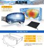 AutoGo Ski Goggles with Mirrored UV Dual Helmet Glasses for and Silver Lenses Lenses, Protection, Anti-Fog, Lenses, Compatible, Compatible, Windproof,