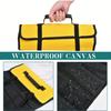 Zipped Compartments Roll Up Tool Bag Canvas Material Hanging Tool Organizer  Wrench Organizer