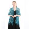 Hollow Out Glitter Shawl Formal Boho Headscarf Fashion Sparkle Sequin Fringe Scarf  Evening Dress