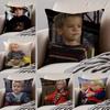 BBen Geller Cushion Cover Linen Pillow Case Soft Breathable Protective Couch Room Decoration