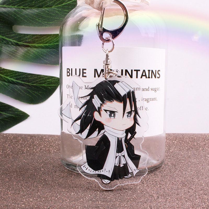 Anime Acryl Schlüsselanhänger Cartoon Kurosaki Ichigo Auto Schlüssel Zubehör