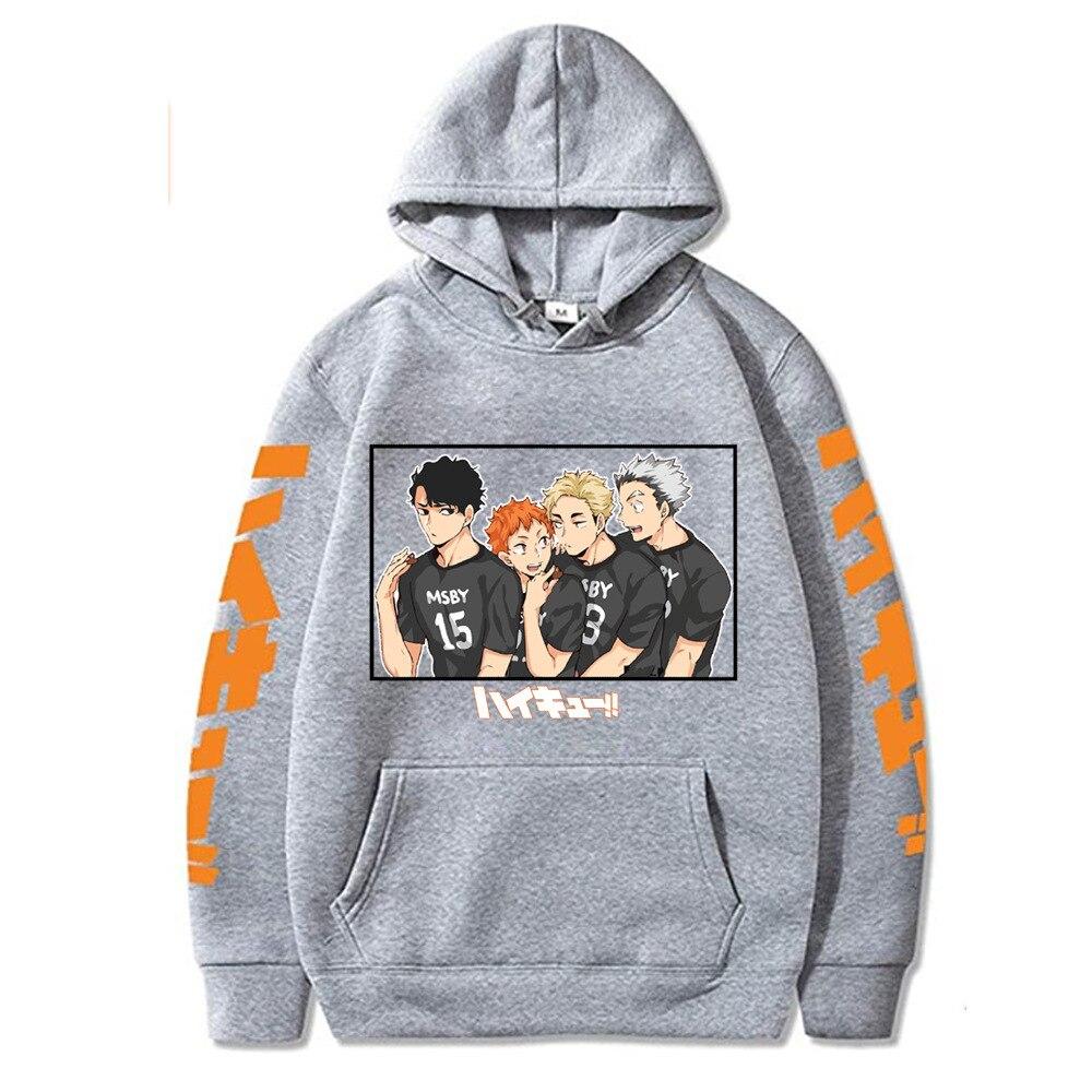 Haikyuu Voleibol Juvenil Día de dibujos animados Anime Suéter con capucha  suelto Sudadera con capucha Hombres Mujeres Manga larga Tops comprar a buen  precio — entrega gratuita, reseñas reales con fotos — Joom