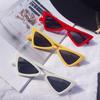 Lunettes triangulaires de personnalité à la mode pour femmes, lunettes de soleil rétro UV, accessoires d'extérieur d'été