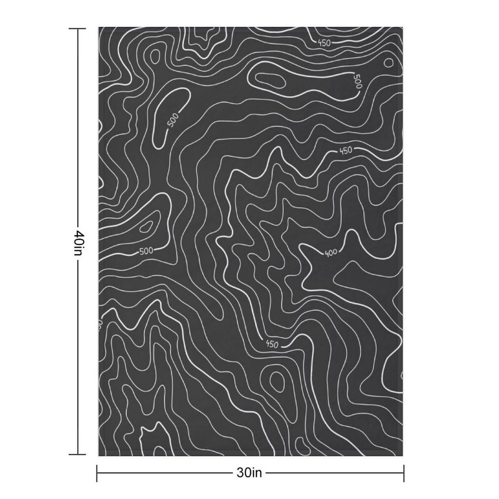 Topographie Kuscheldecke warme Winter Mode Sofas Gefüllte Warme Decken