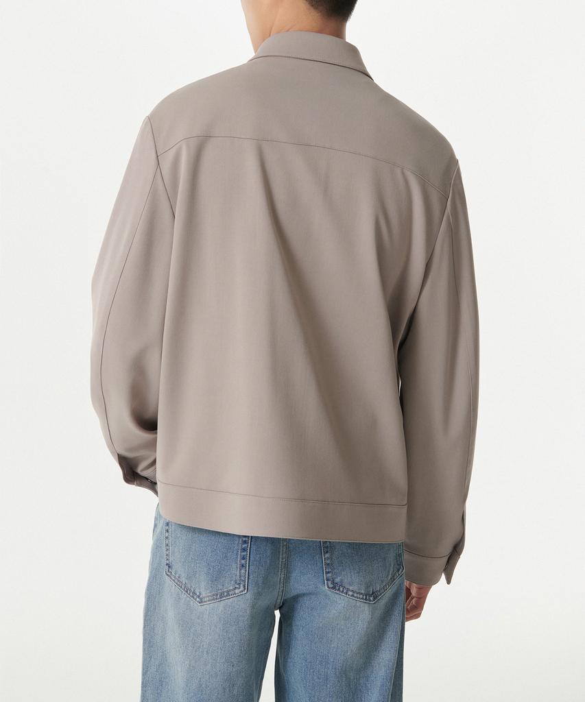 Musinsa Standard Relaxed Minimal Jacket [Light Beige]