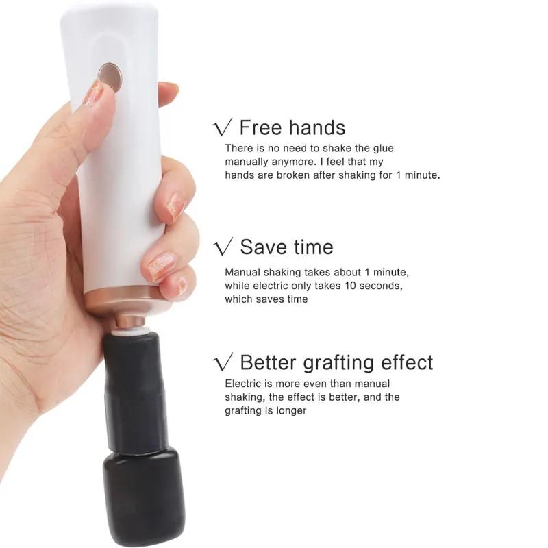 Electric Eyelash Glue Shaker Stirrer For Nail Polish Tattoo Ink Pigment Liquid Shaking Wake-up Device Machine Women Makeup Tool