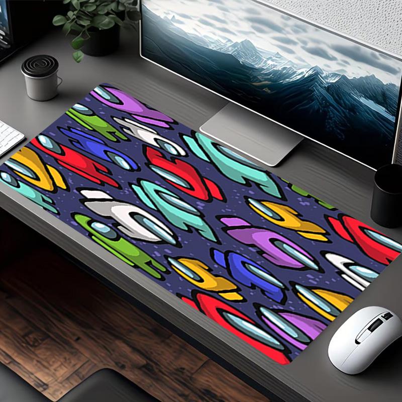 Among Us Print Mouse Pad, for Keyboard Pad Laptop PC Mat for Office Home Use, Desk Decor, Perfect Birthday Gift for Gamers