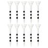 10Pcs Plastic Golf Tee Cup Design Keep Stable Strong Toughness Unbreakable Professional Reduce Friction Serving Pins 83mm Practice