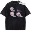 Washed Tee Hot Anime My Hero Academia Dabi Print T-shirt Men Short Sleeve Clothing Cotton Tshirt Retro Washed T Shirt Harajuku Manga Tops Oversize1