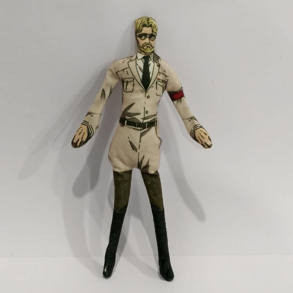 Attack on Titan Gosedjursdocka 28cm Eren Jaeger Gosedjur Abstract Ledad Flexibel Levi Ackerman Gosedjursleksaker Halloweenpresent JUL