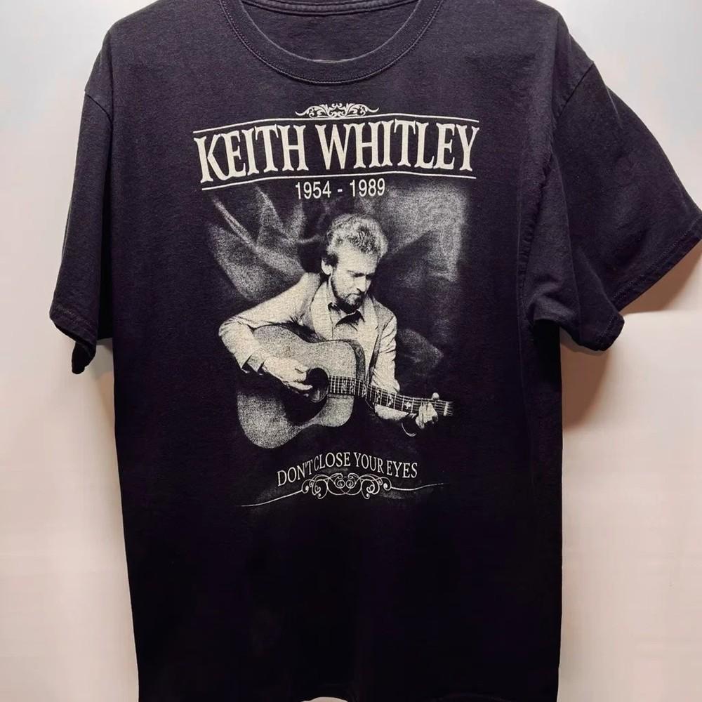 Vintage Keith Whitley Don’t Close Eyes Shirt Unisex Tour S to 5XL Unisex T-Shirt XL