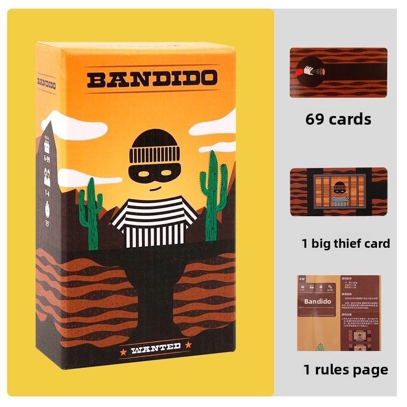 Bandido Cooperative Card Game For Family And Friends Indoor Entertainment Bandido