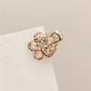 4Pcs Mini Rhinestones Flower Hair Claw Clips Non Slip Grip For Thick Hair Strong Hold Hair Jaw Clip Hair Accessories