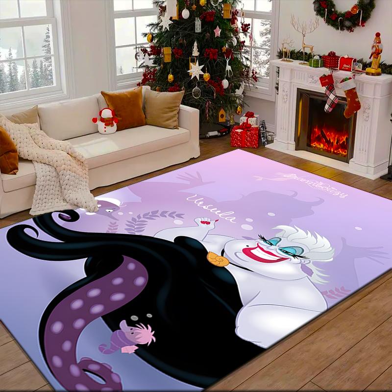 1PC Sea Witch's Tale Rug Game Carpet, Floor Mat for Bedroom Living Room Entryway Rug, Home Decor Idea Gift for Christmas birthday