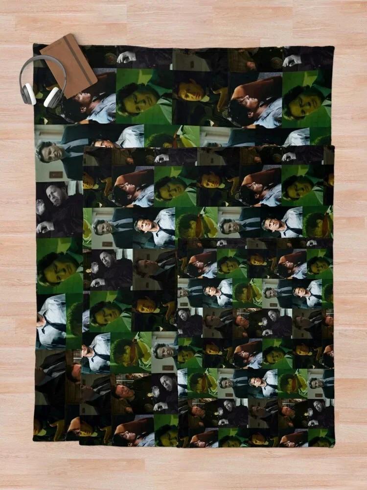 Mark Hoffman (Costas Mandylor) Throw Blanket Vintage Furrys Quilt Blankets