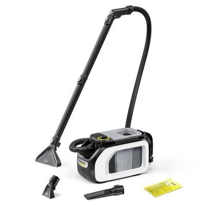 Limpador Extrator KARCHER SE 3 Compacto para Pisos - Limpeza Profunda - 500W - Tanque 1,7L - Acessórios incluídos