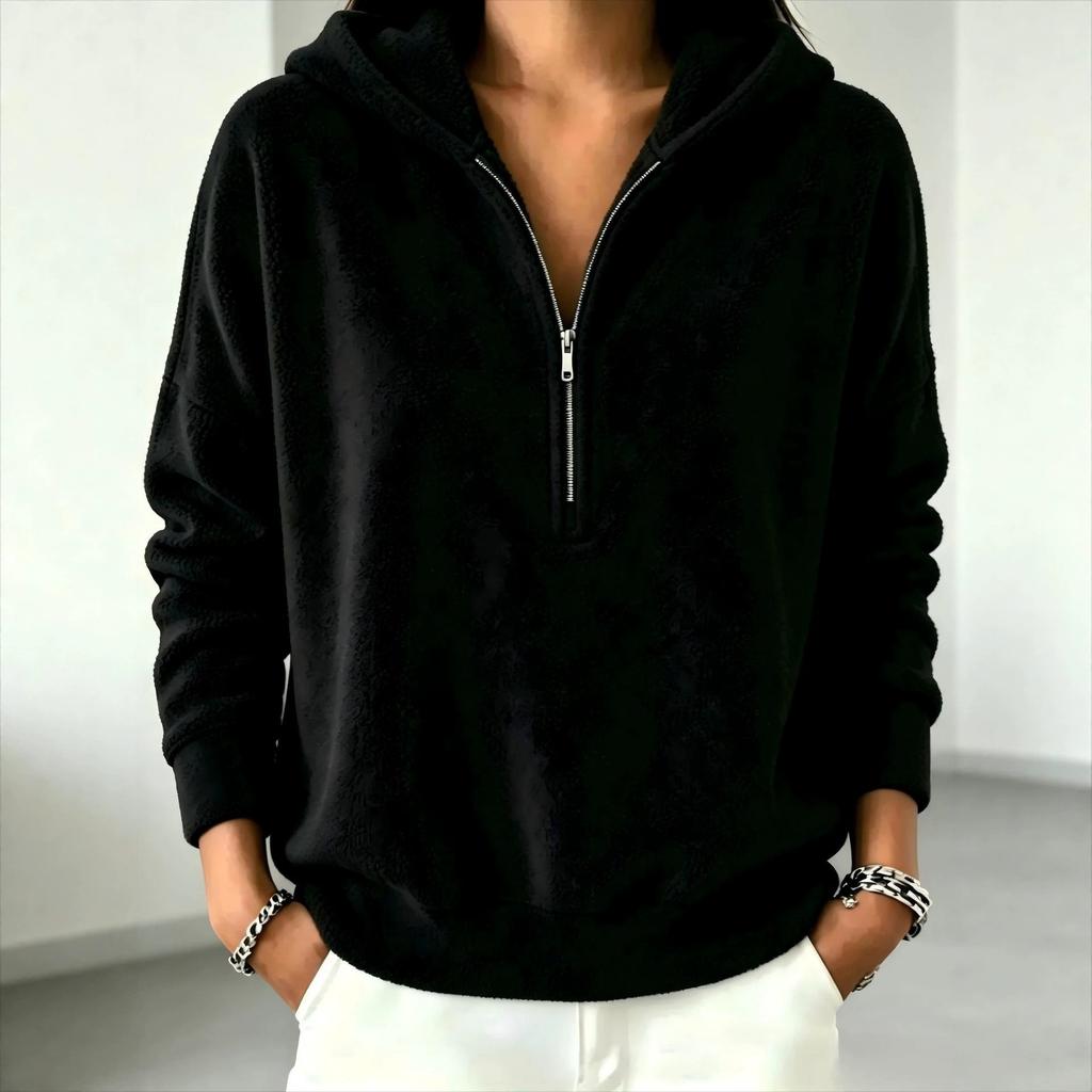 Women S Fall Winter Fleece Hooded Sweatshirt Casual