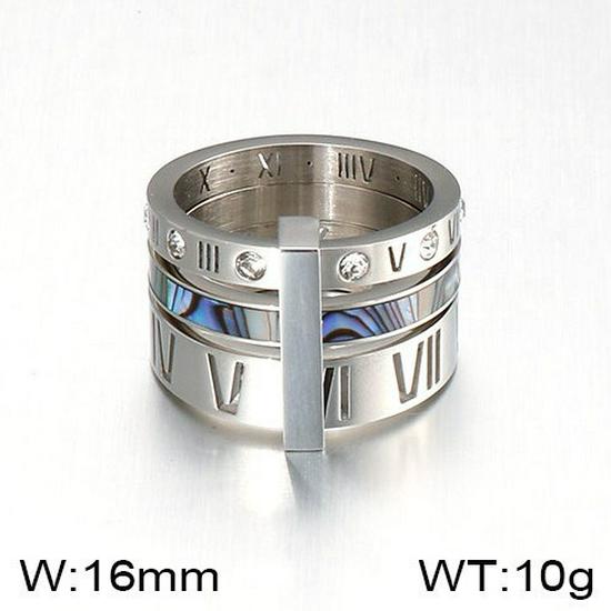 Stylish Roman Letter Multi-Ring Jewelry In European and American Design
