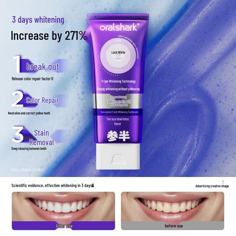 Can Half Fresh Whitening Toothpaste Set