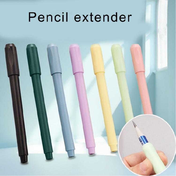 Pack of 10Pcs ErgonomicPencil Extenders Adjustable Pencil Extension Pen Holder Pencil Lengthener Crayon Extension Holder