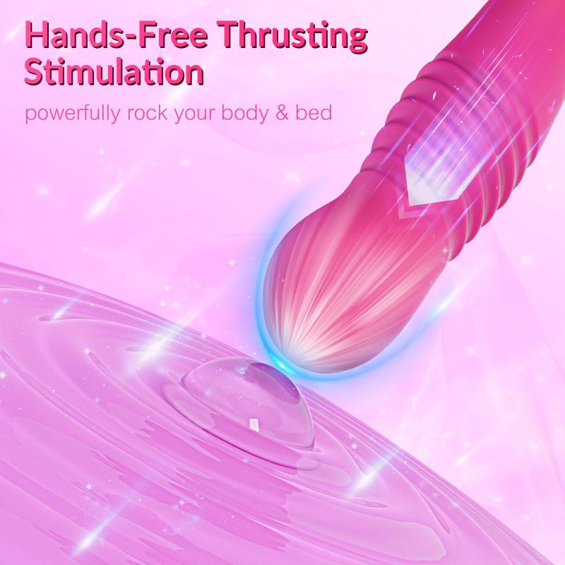 Big Thrusting Dildo For Women Remote Control Vibrator Suction Cup Automatic Telescopic Sex Toys Hrusting Vibrator With G Spot 18