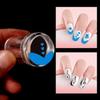 1/3/5pcs Nail Stamping Plates Pure Clear Jelly Nails Art Stamper Scraper Set Print Silicone Marshmallow Design Manicure Tool