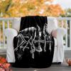 Death Flannel Blanket Soft Warm All-Season Throw, Design for Camping, Car Travel, Hiking Sofa, Bed, Office Perfect Gift for Parties