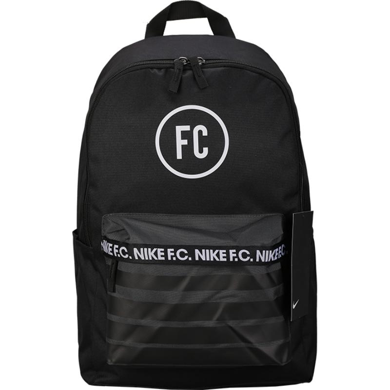 

Nike Polyester Backpack Regular Unisex Black Gray Casual BA6109-011 черный серый