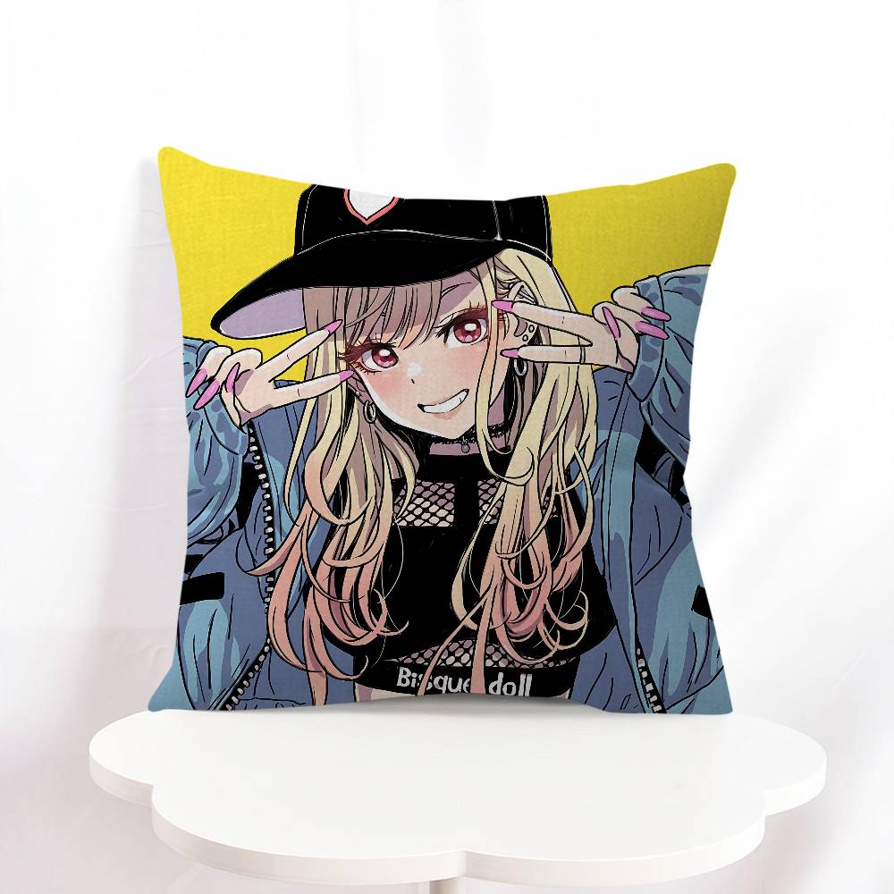 M-marin Kitagawa Kissenbezug Toon Geschenk Kissenbezug Schlafzimmer Zuhause Sofa Stuhl Sitz Dekor Kissenbezug