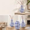 Handgefertigte Wabenpapier-Vase Dekorative Tischdeko Wohnzimmer