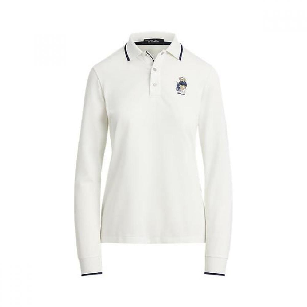 Polo Golf Women Tailored Fit Polo Bear Jersey Polo Shirt  Wmxgkninb920359100 