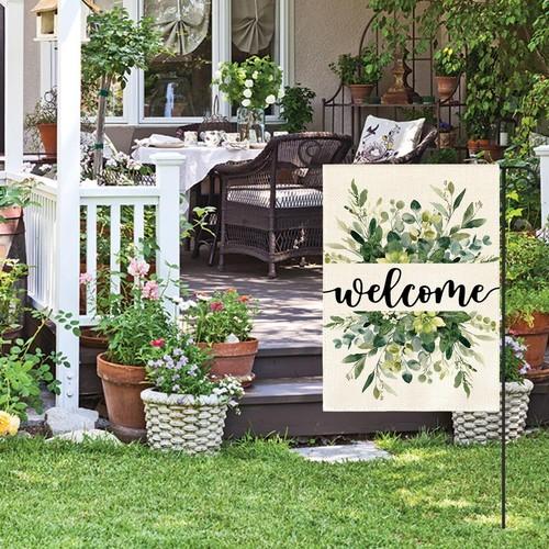 Summer oral Welcome Garden ag, Outdoor Banner, Party House Decoration FCCE ZZA WWL EEL